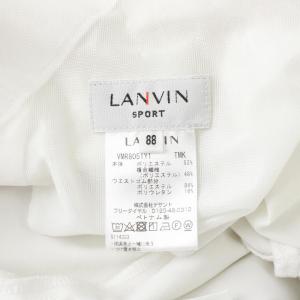 LANVIN SPORT スラックス パンツ 88 白 ホワイト /GP
