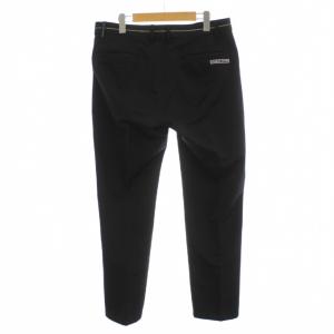 LANVIN SPORT スラックス パンツ 88 黒 ブラック 無地 /GP