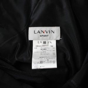 LANVIN SPORT スラックス パンツ 88 黒 ブラック 無地 /GP