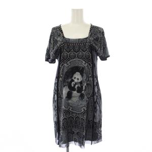 VIVIENNE TAM パワーネット セットアップ パンダ 龍 1 グレー ブラック 015-240842