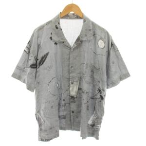 ムッシュクラタコットンリネンショートスリーブシャツ MONSIEUR KURATA COTTON LINEN