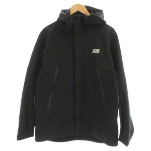 ジャケット 上着 L 黒 ブラック フード付き ジップアップ 長袖 /GP