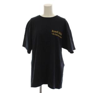 ラッセルアスレティック RUSSELL ATHLETIC Tシャツ カットソー L 紺 ネイビー ラウンドネック