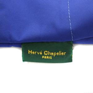 Hervé Chapelier 舟形トートバッグ ハンドバッグ ナイロン 青 ブルー /AN34 D