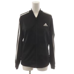 adidas セットアップ ジャージ トラックジャケット イージーパンツ ウエストゴム M 黒 ブラック /RR