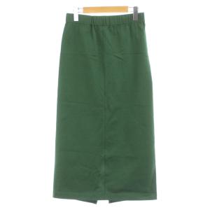 タグ付き スカート 38 緑 グリーン タイト ロング /GP
