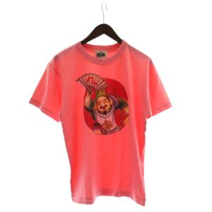 Tシャツ 40 ピンク 恵比寿プリント 半袖 /JP