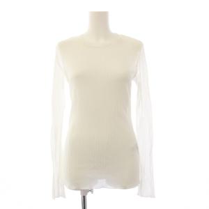 25AW TOTAN Sheer Tシャツ カットソー 長袖 白 25070500805030 /KH