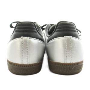adidas Originals Women's Samba OG Silver Metallic/Core Black/Gum ウィメンズ
