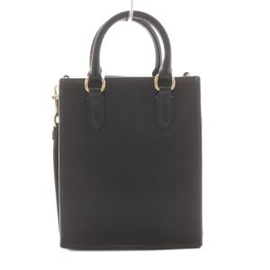 COACH ノース サウス ミニ トート 2way ハンドバッグ ショルダーバッグ レザー 黒 ブラック CJ500