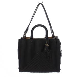COACH ローグ ウィズ キルティング ハンドバッグ 2WAY ブラック 22809