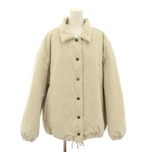 25AW 撥水防風ポンチョコート 中綿ジャケット アウター 38 アイボリー 25020220731140