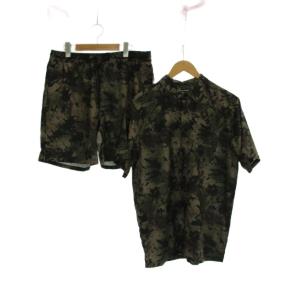 シャツ M カーキ 迷彩柄 半袖 ショートパンツ NVS0005350, MWS0006850 /JP