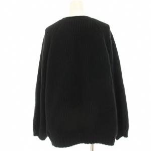 MAX MARA WEEKEND LINE ニット セーター 長袖 クルーネック ウール M 黒 ブラック 536626530700 /HN