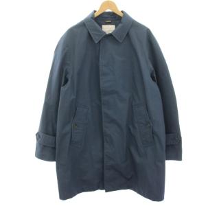 GORE-TEX Soutien Collar Coat ステンカラーコート ロング M 紺 ネイビー
