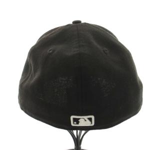NEW ERA 59FIFTY シカゴ カブス キャップ 野球帽 帽子 ウール 59.6cm 黒 ブラック /KU
