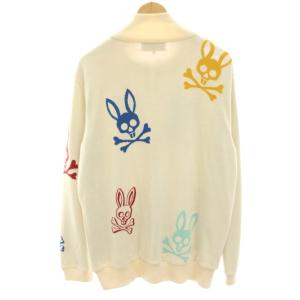 Psycho Bunny × ROBERT GODLEY ニットジャケット ブルゾン カーディガン ジップアップ ウール混 長袖