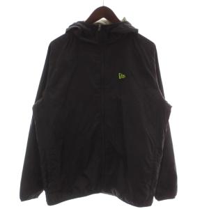 お?いお茶 ナイロンジャケット ウインドブレイカー L 黒 長袖 /GG