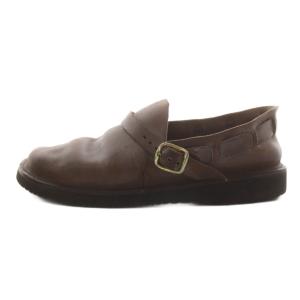 AURORA SHOES モカシン レザーシューズ 8 茶 ブラウン /AN59