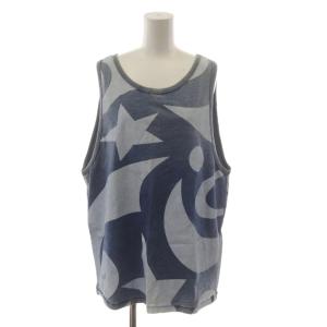 ヴィヴィアンウエストウッド Vivienne Westwood タンクトップ M 紺 ネイビー 水色 ライトブルー