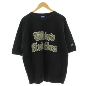 WIND AND SEA リバースウィーブ スウェット XL ブラック C8-B026