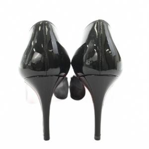 Christian Louboutin MISS GENA 85 パンプス パテントレザー 35 黒 ブラック 3080288 /KU
