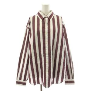 25SS STRIPED DADDY SHIRT ストライプダディシャツ ボタンダウンシャツ 長袖 オーバーサイズ