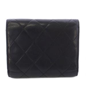 CHANEL クラシック ジップ ココマーク 三つ折り財布 ブラック 20番代