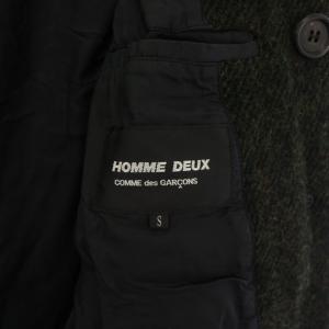 Comme des Garçons Homme Deux AD2023 ピーコート ウール S カーキグリーン DL-C003