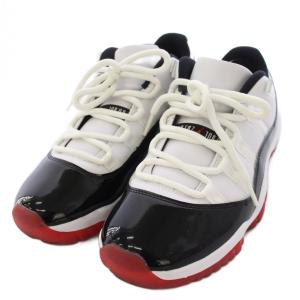 AIR JORDAN 11 RETRO LOW US8 ブラック ホワイト AV2187-160
