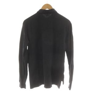 POLO RALPH LAUREN ポロシャツ 長袖 M グレー スモールポニー /RR