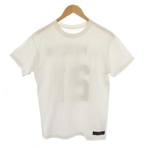 Tシャツ カットソー 半袖 クルーネック ロゴ 00 白 MB221-7010 /BM