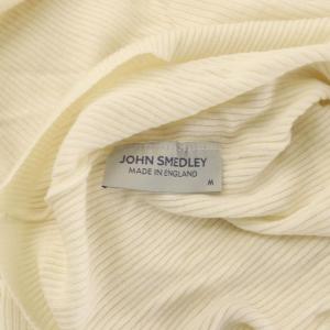 JOHN SMEDLEY セーター ニット タートルネック ウール M 白 ホワイト 長袖 /RR