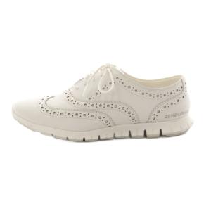 COLE HAAN ゼログランド ZEROGRAND ウィング オックスフォード クローズド II モカシン シューズ レザー