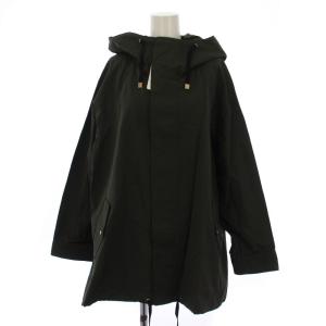 19AW C/PEフードミドルBZ ジップアップパーカー ジャケット 38 カーキ 19011220300140