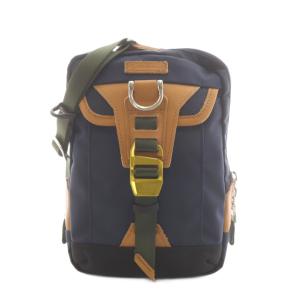 Potential Mini Shoulder Bag ショルダーバッグ ナイロン レザー 紺 ネイビー