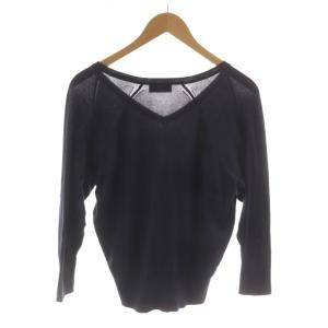 JOHN SMEDLEY ニット セーター S 紺 ネイビー Vネック 長袖 /RR