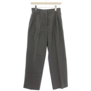 23AW タックストレートパンツ スラックス 36 グレー 23030900939030 /G