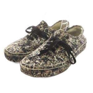 VANS × モマ MOMA スニーカー シューズ 総柄 US9.5 27.5cm ベージュ 黒 ブラック /AN45