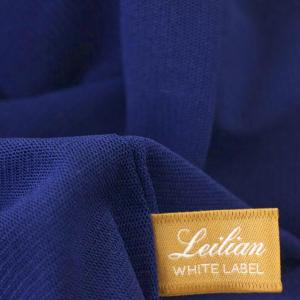 Leilian WHITE LABEL パフスリーブ 半袖 シャツ ブラウス チェック 11 ネイビー 紺 8034038