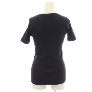 AURALEE カットソー 1 紺 ネイビー 半袖 ラウンドネック リブ編み A22ST01IE /KG