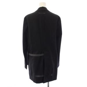 MM6 Maison Margiela マルタンマルジェラ テーラードジャケット シングル 38 黒 ブラック 52BN000737383 /YT