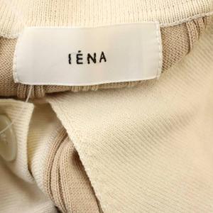 IENA 25SS 襟付きショートニット リブニット カットソー 長袖 F ベージュ 25080900310010