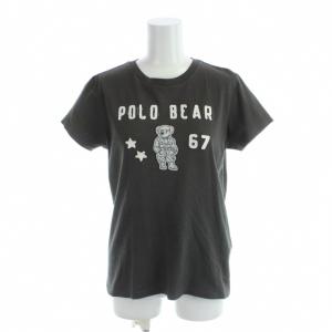 POLO BEAR Tシャツ S グレー プリント ラウンドネック 半袖 211839183001 /AP