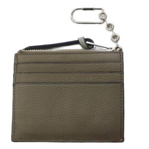 LOEWE スクエアコインカードホルダー カーキ C821B35X01