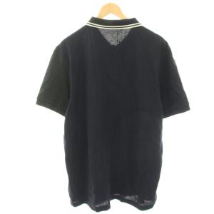 FRED PERRY × BEAMS タグ付き ポロシャツ カットソー 切替 半袖 XL カーキ 紺 ネイビー SM9152
