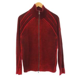 23AW K-IRINI ドライバーズニット カーディガン S レッド