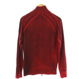 DIESEL 23AW K-IRINI ドライバーズニット カーディガン S レッド