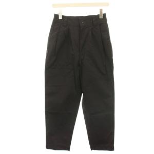 24AW イージーパンツ ツータック 0 茶 ブラウン 595-5143501 /HN