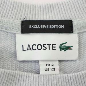 LACOSTE BEAUTY＆YOUTH 別注 Tシャツ 半袖 鹿の子 カットソー XS  グレー TH121MJ /G